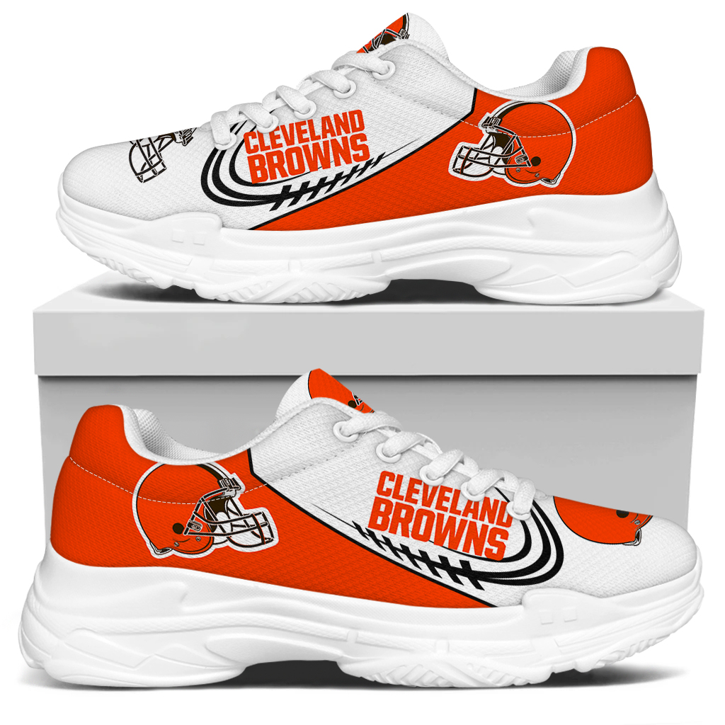 Men's Cleveland Browns Edition Chunky Sneakers With Line 002